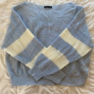 Shein Blue Knit Sweater